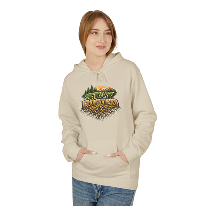 Stay Rooted Hoodie — Forest Nature Graphic Pullover
