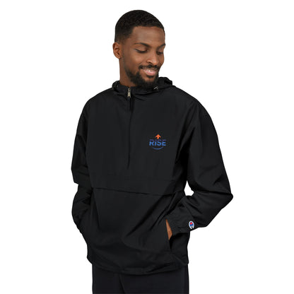 Packable Anorak Jacket – Unisex Lightweight Hooded Windbreaker with Chest Graphic Printify