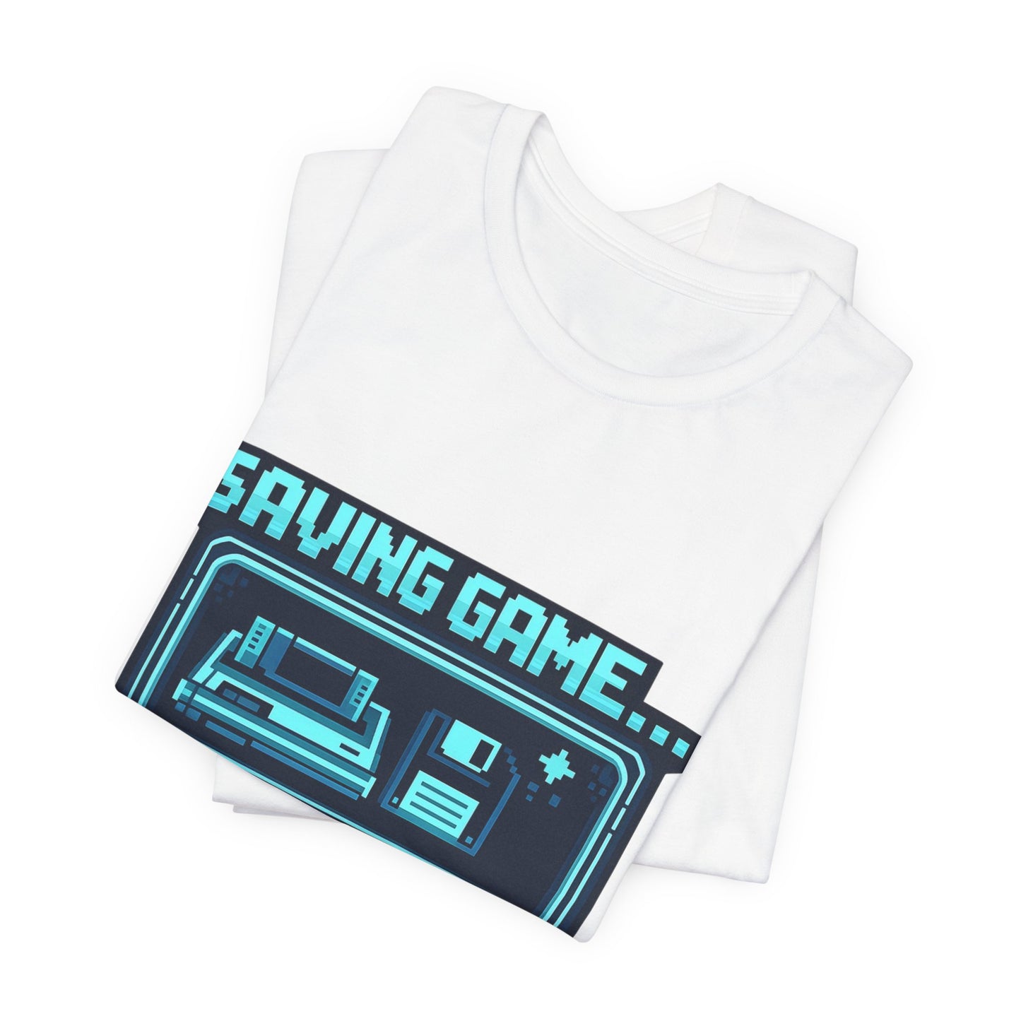 Saving Game Please Wait T-Shirt — Retro Gaming Console Tee