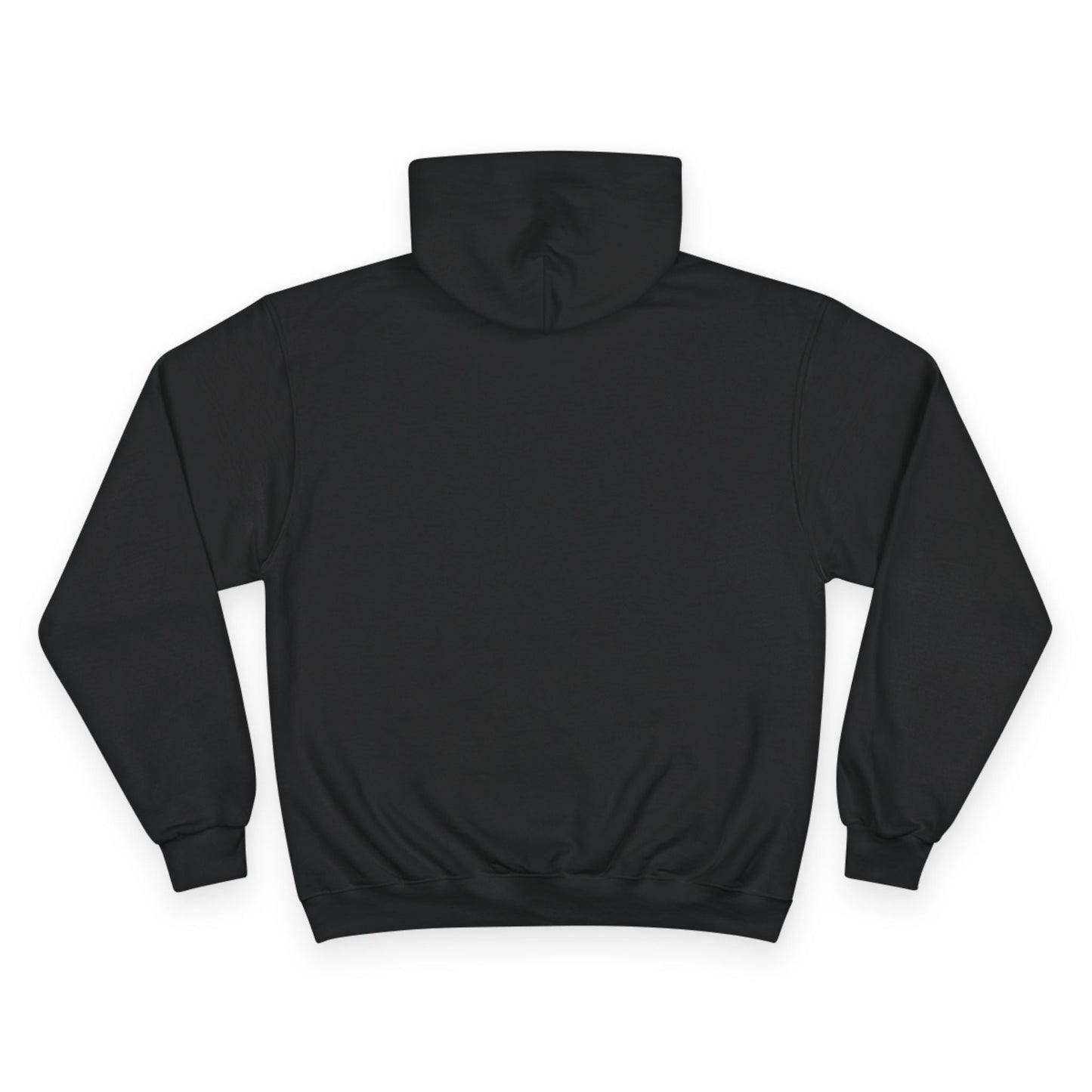 Champion Hoodie — "Raw Energy" Minimal Graphic Pullover Printify