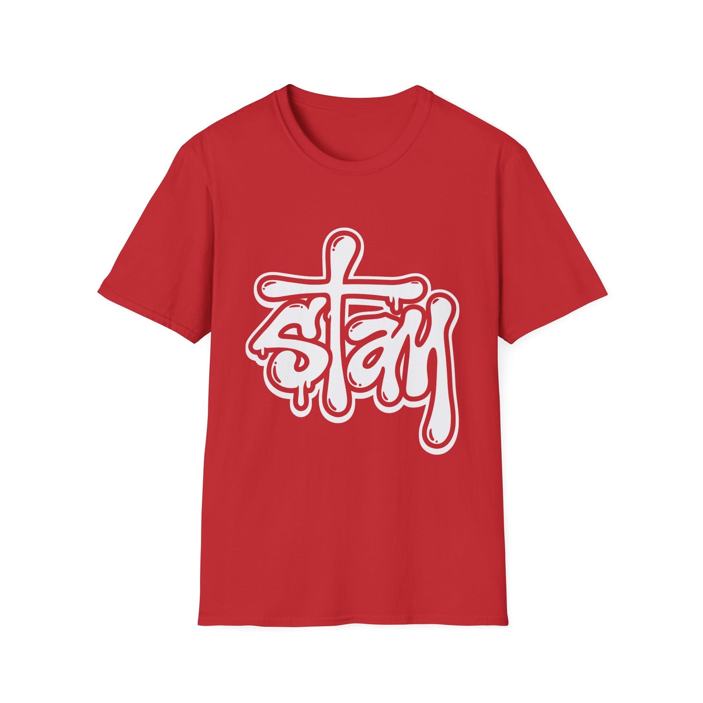 Stay Graffiti T-Shirt — Urban Streetwear Tee with Bold Script