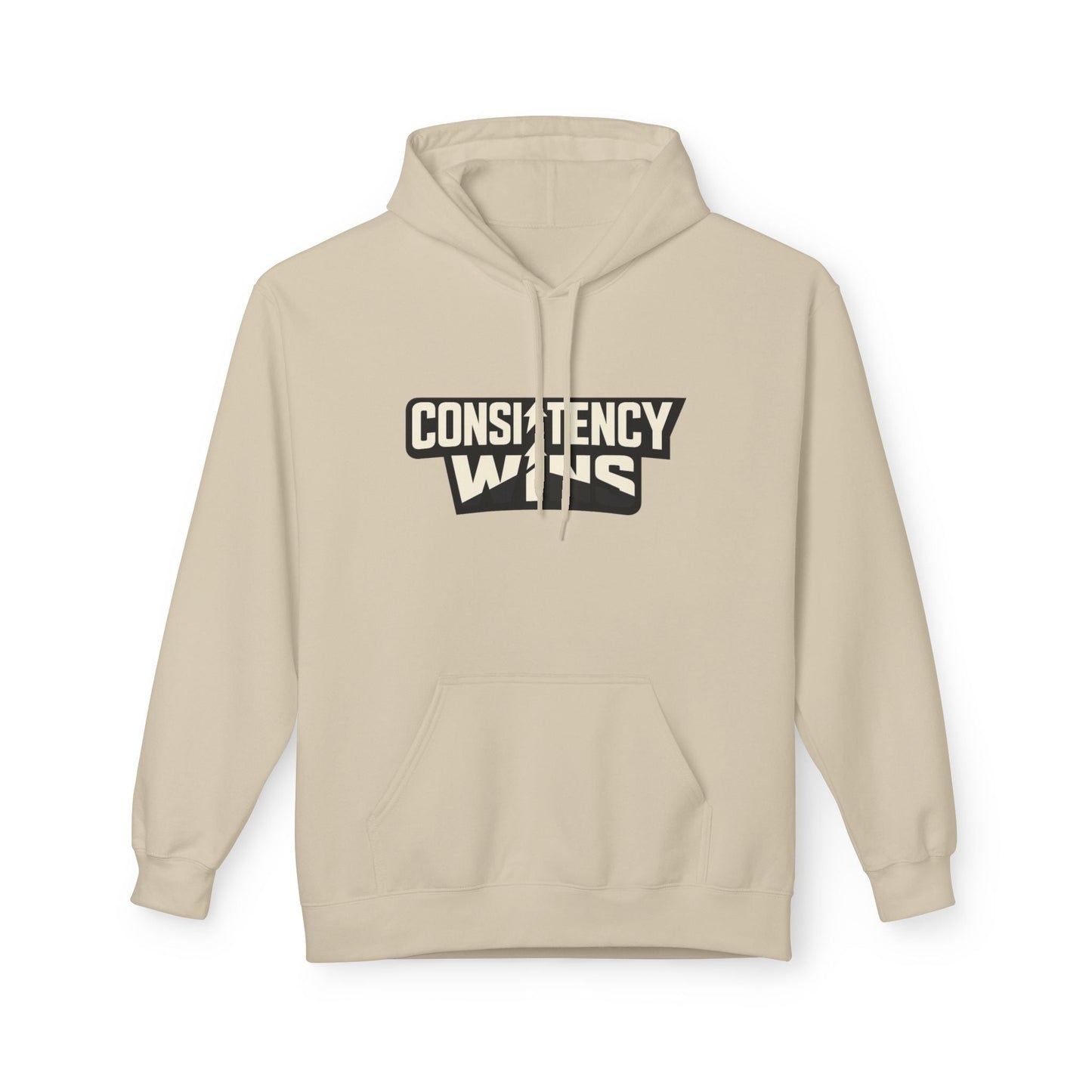 Consistency Wins Hoodie — Motivational Graphic Pullover Printify