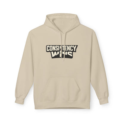 Consistency Wins Hoodie — Motivational Graphic Pullover Printify