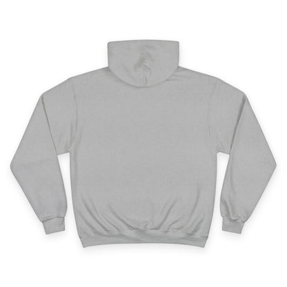 Champion Hoodie - Minimal Red Black Graphic Streetwear Hoodie Printify