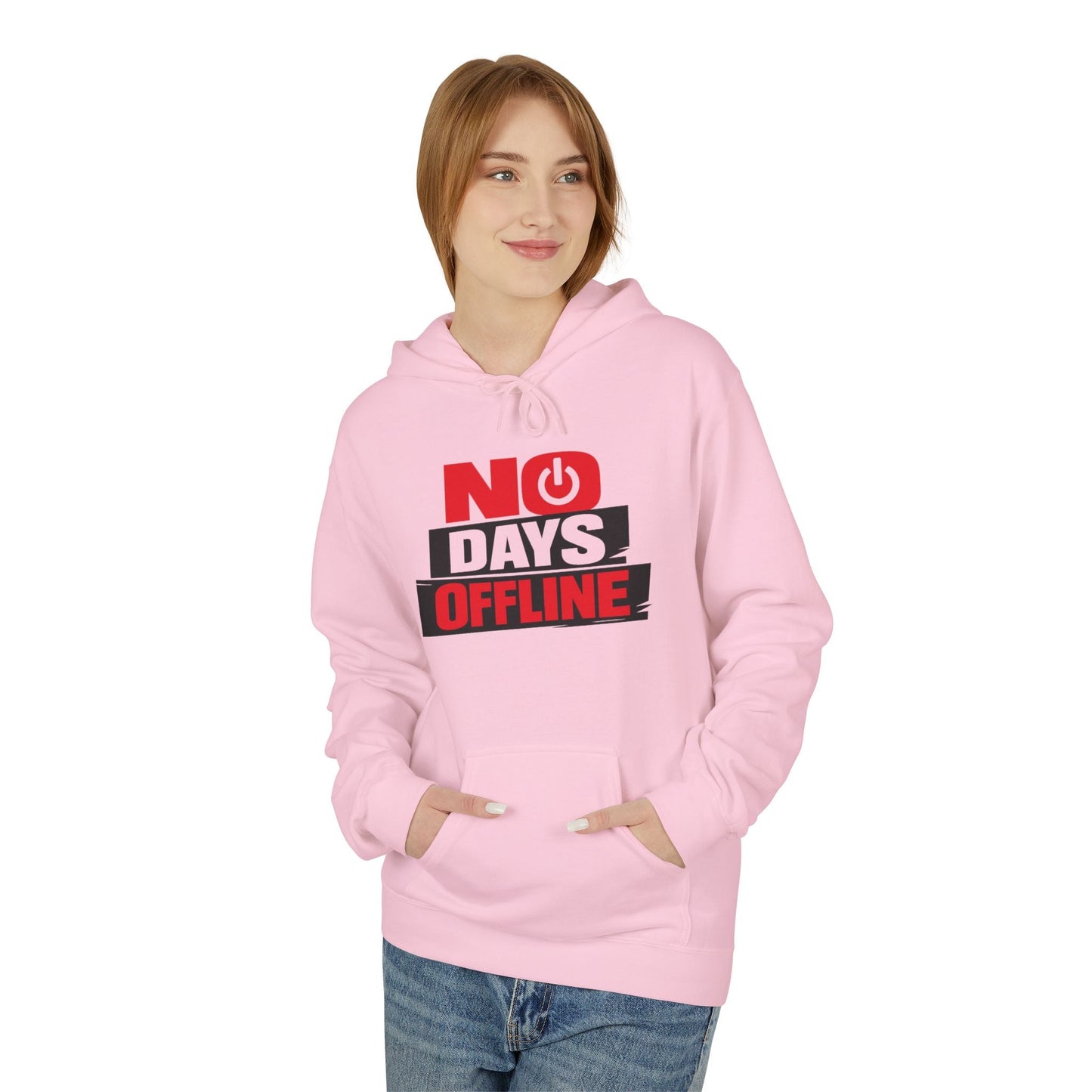 No Days Offline Hoodie — Gamer / Streamer Graphic Pullover Printify