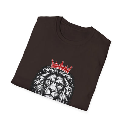 No Fear Lion T‑Shirt — Crowned Lion Graphic Tee Printify