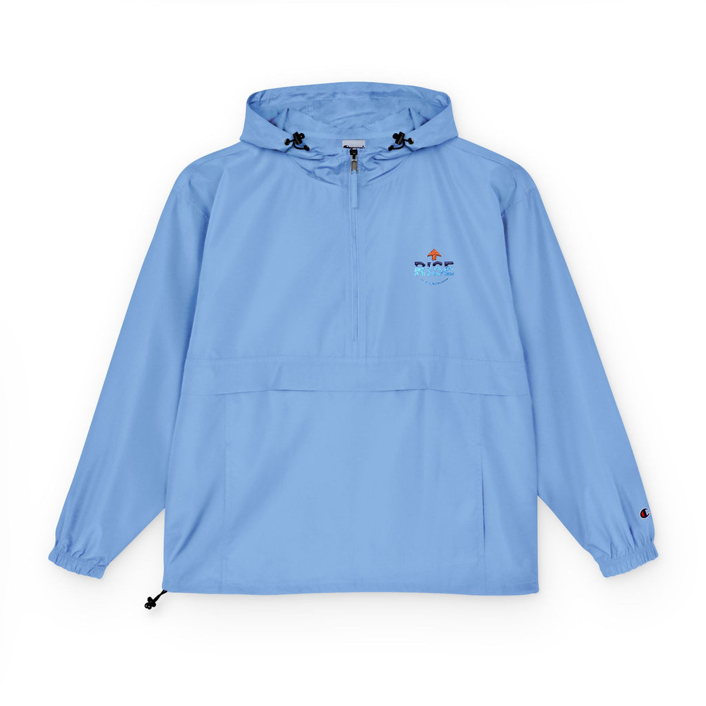 Packable Anorak Jacket – Lightweight Hooded Windbreaker with Small Chest Graphic