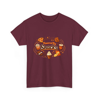 Powered By Snacks T-Shirt Printify