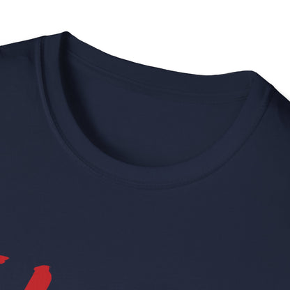 Less Is More T-Shirt — Minimalist Red Brush Script Graphic Tee