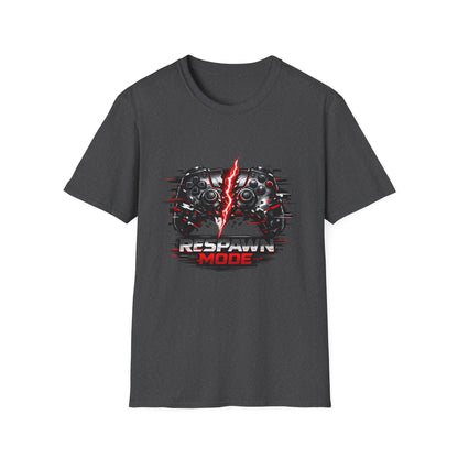 Respawn Mode Gaming T-Shirt — Retro Controller Design Printify