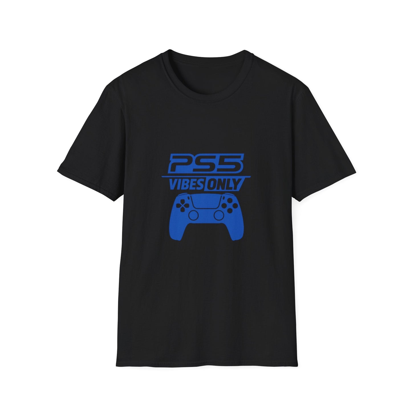 PS5 Vibes Only T-Shirt — Gamer Controller Graphic Tee Printify
