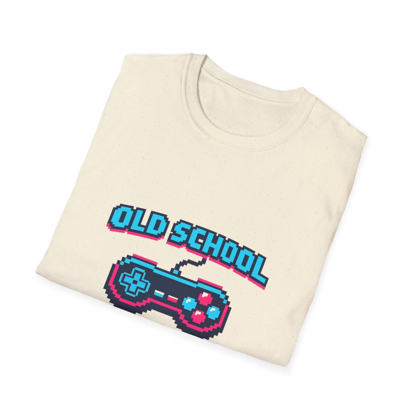 Old School Gamer T-Shirt — Retro Video Game Controller Tee Printify