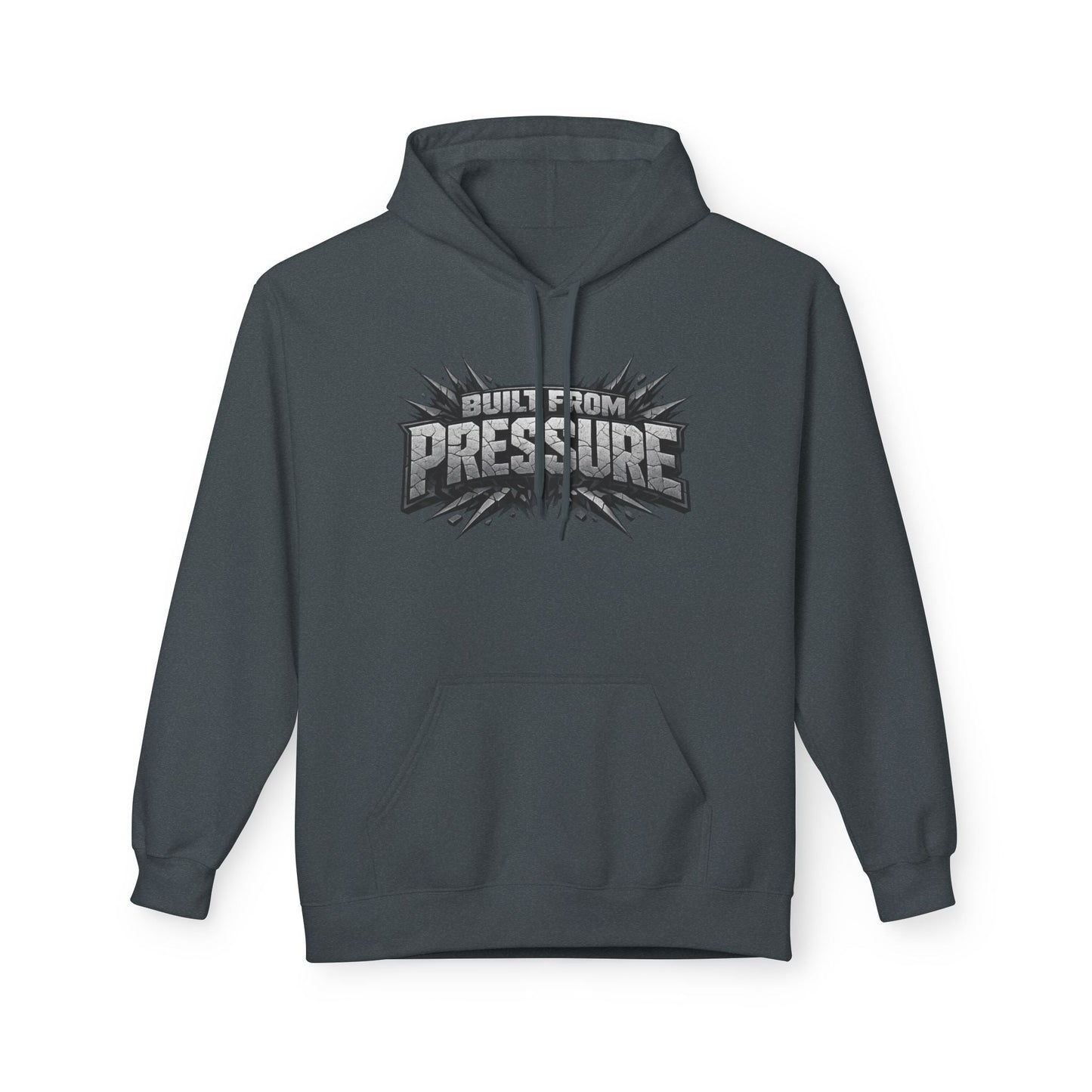 Build From Pressure Hoodie — Motivational Graphic Pullover Printify