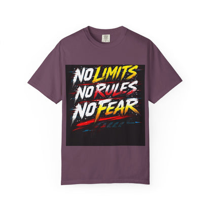 No Limits No Rules No Fear Graphic T-Shirt Printify