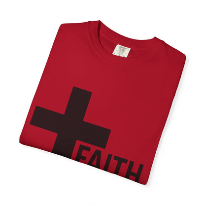 Faith Over Fear T-Shirt — Christian Cross Inspirational Tee Printify