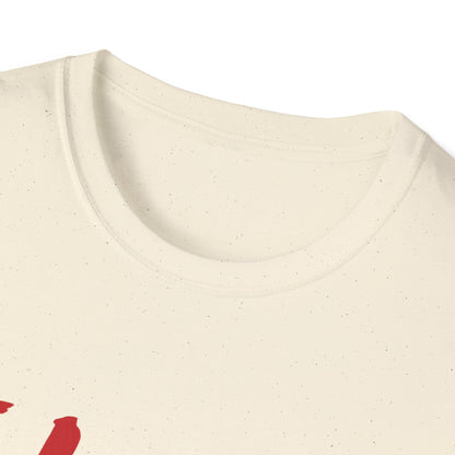 Less Is More T-Shirt — Minimalist Red Brush Script Graphic Tee