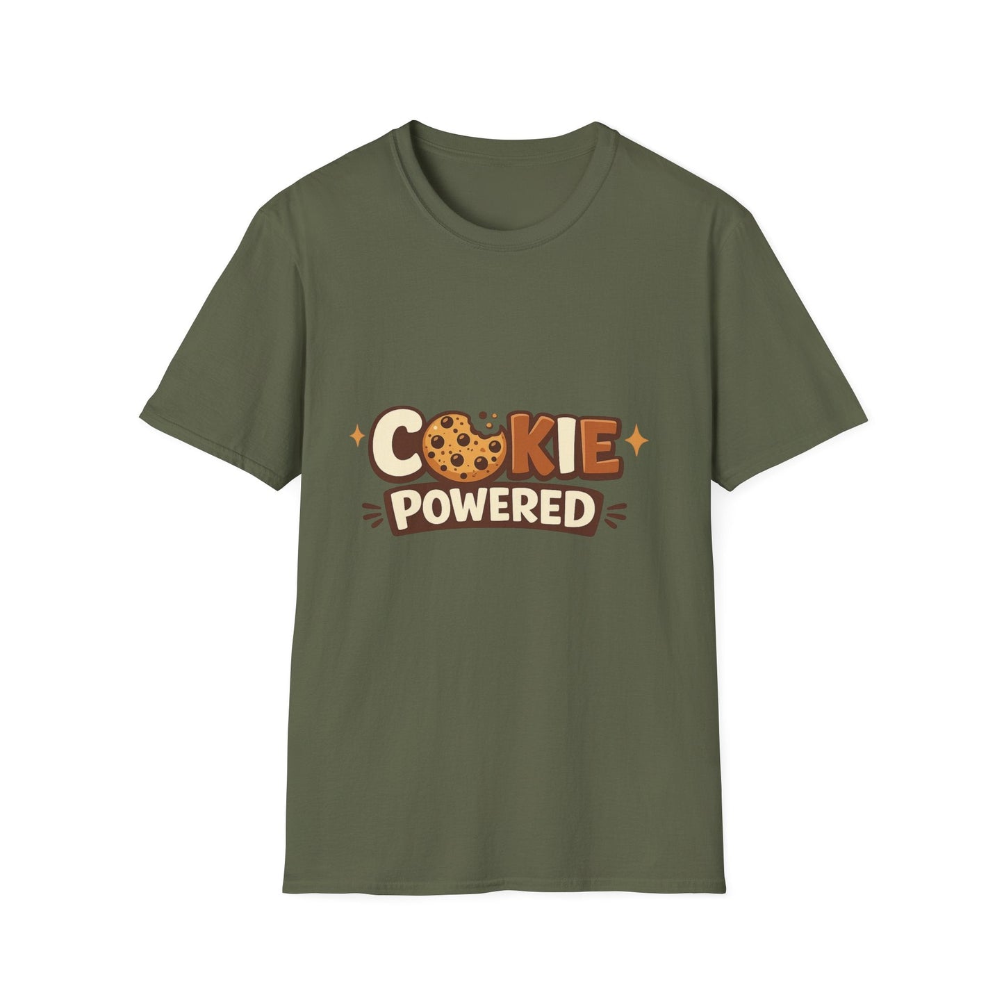 Cookie Powered T-Shirt — Cute Cookie Graphic Tee Printify
