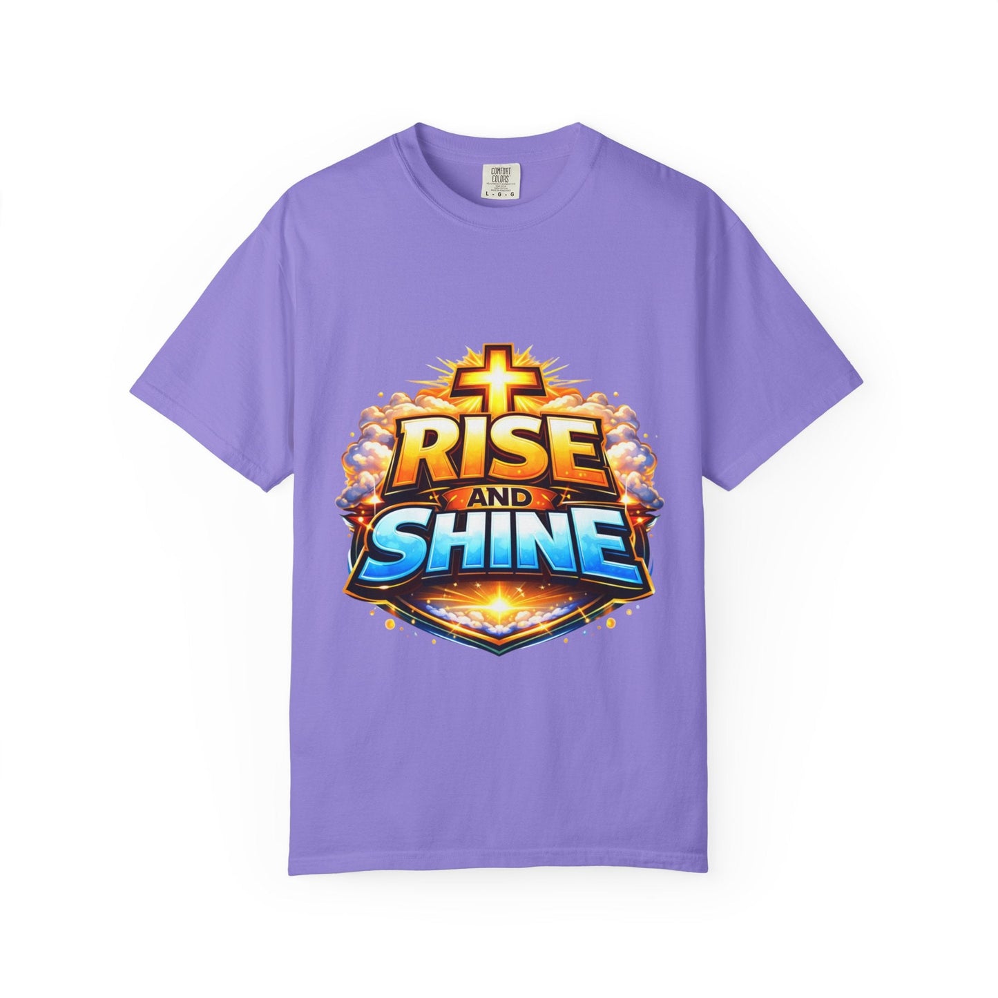 Rise and Shine Christian T-Shirt for Men – Inspirational Graphic Tee Printify