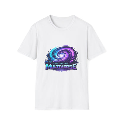 Lost in the Multiverse T-Shirt — Galaxy Vortex Graphic Tee Printify