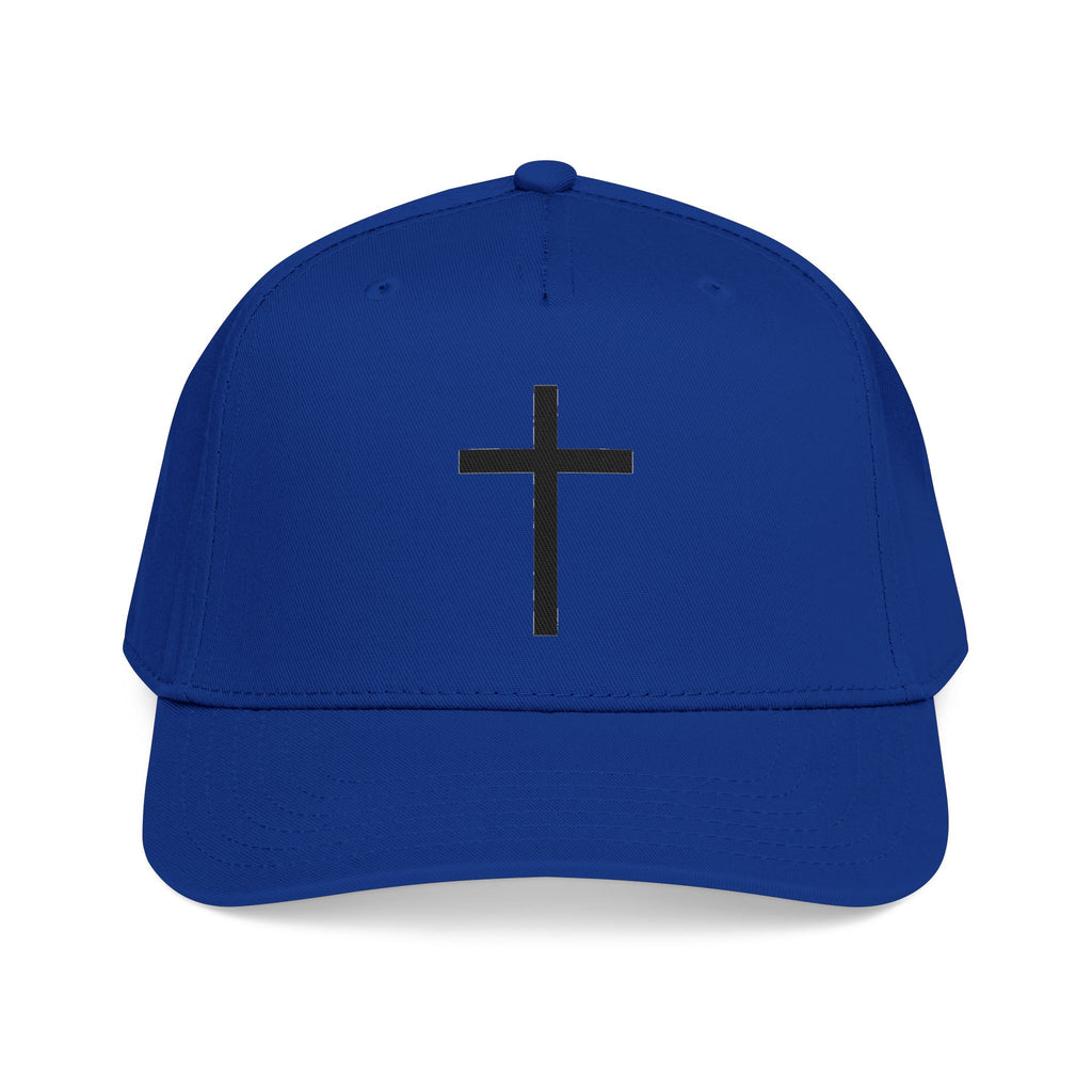 Christian Cross Baseball Cap — Minimal Embroidered Faith Hat