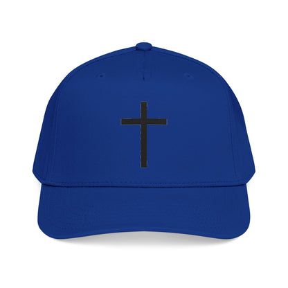 Christian Cross Baseball Cap — Minimal Embroidered Faith Hat Printify