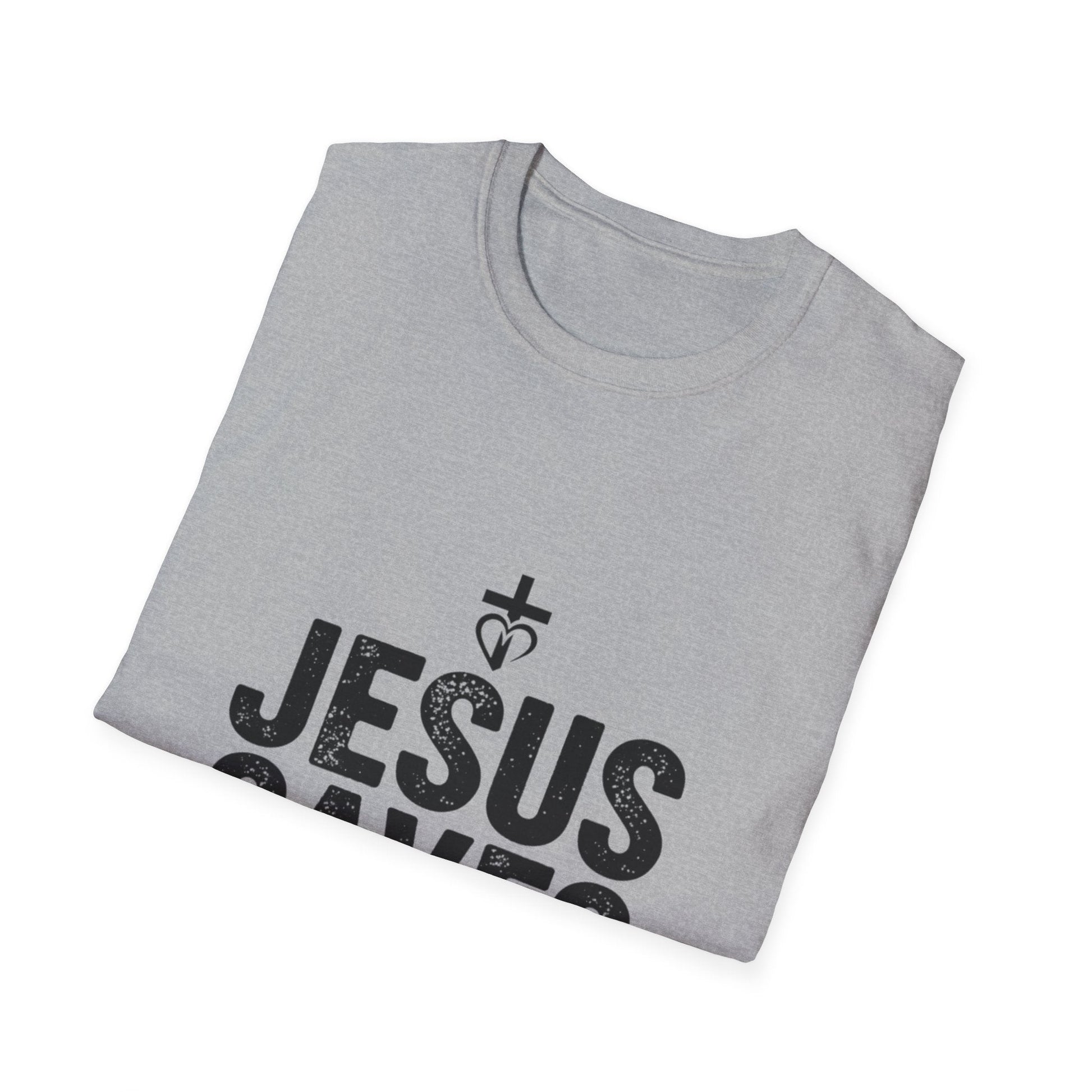 Christian Cross T-Shirt – Unisex “His Sacrifice Brought Hope & New Life” Inspirational Tee Printify