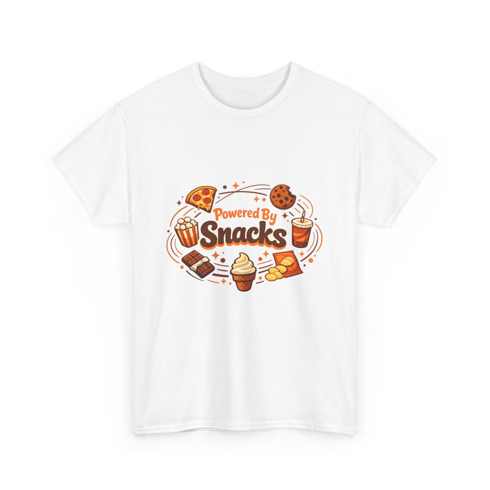 Powered By Snacks T-Shirt Printify