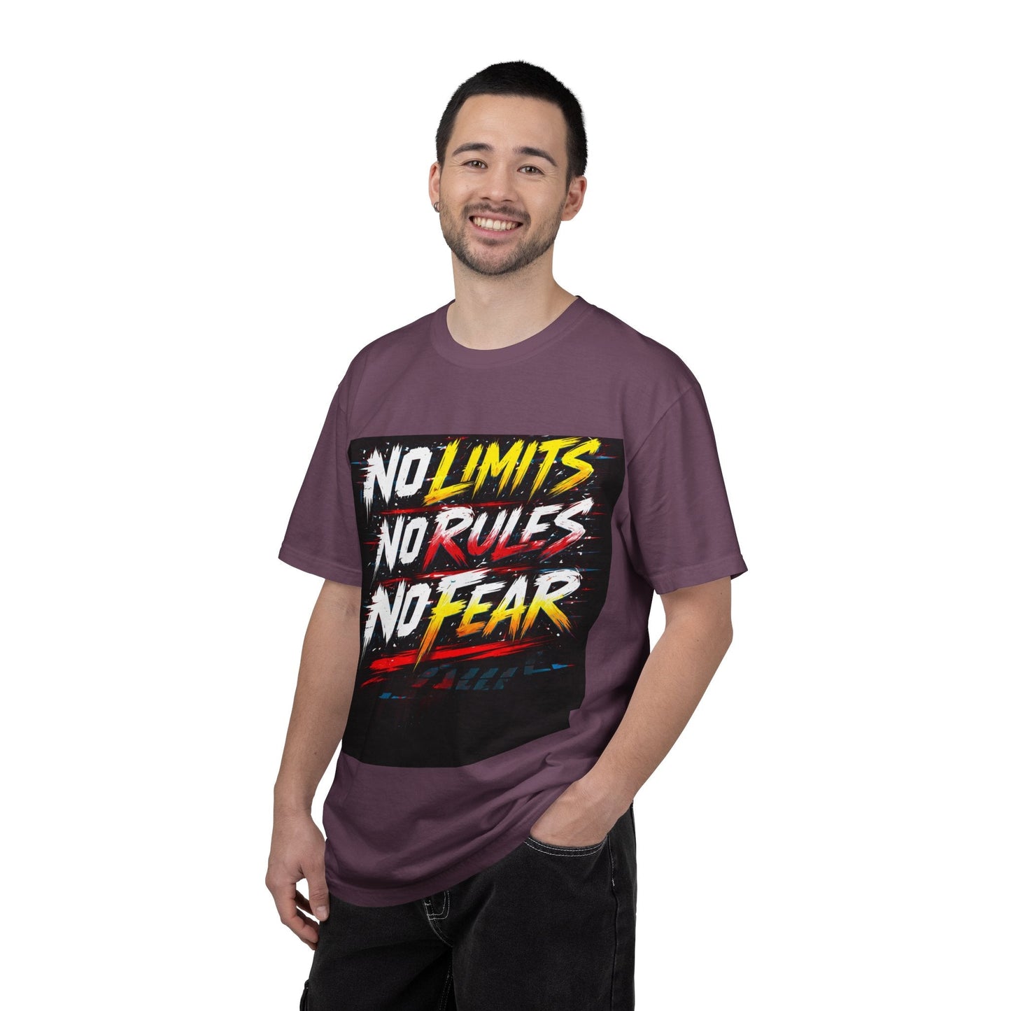 No Limits No Rules No Fear Graphic T-Shirt Printify