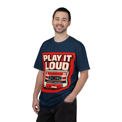 Play It Loud Retro Cassette T-Shirt Printify