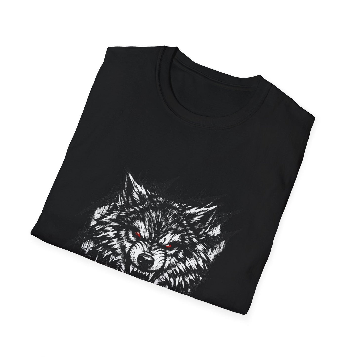 Wolf "Lone Instinct" T-Shirt - Graphic Storm Wolf Tee Printify