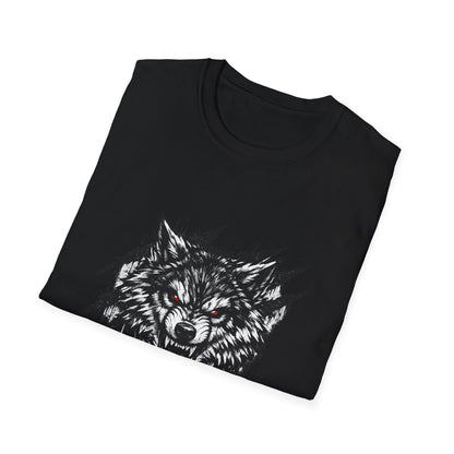 Wolf "Lone Instinct" T-Shirt - Graphic Storm Wolf Tee Printify