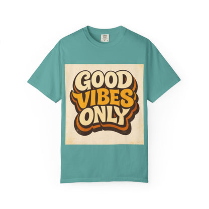 Good Vibes Only T-Shirt — Retro 70s Graphic Tee Printify