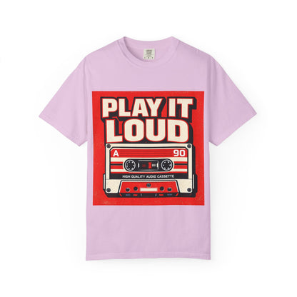 Play It Loud Retro Cassette T-Shirt Printify