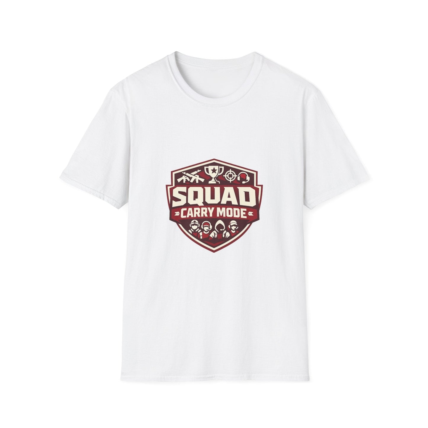 Squad Carry Mode T-Shirt — Gamer Team Logo Tee Printify