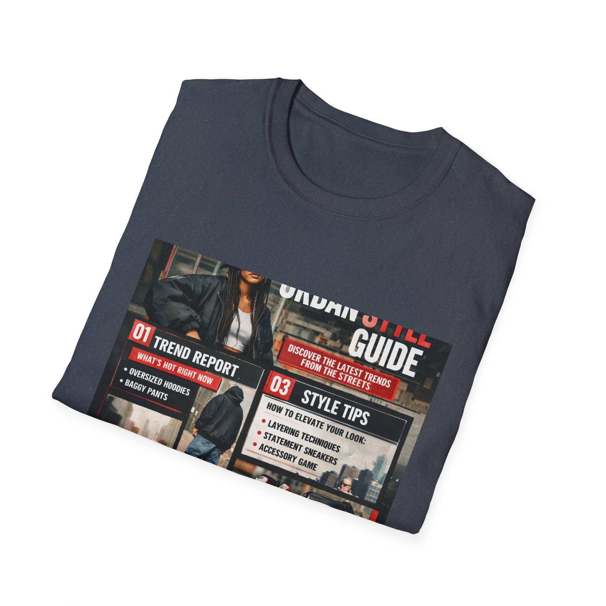 Urban Style Guide T-Shirt — Vintage Streetwear Graphic Tee Printify
