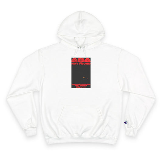 Champion Hoodie - Minimal Red Black Graphic Streetwear Hoodie
