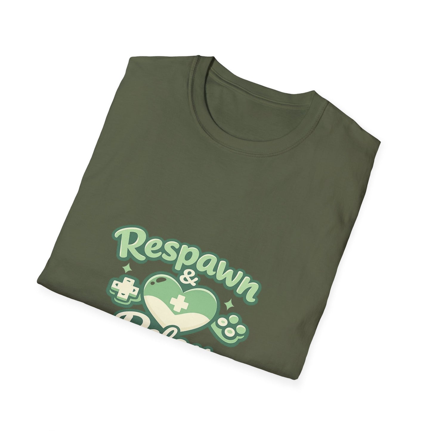 Respawn & Relax T-Shirt — Gamer Retro Controller Graphic Tee