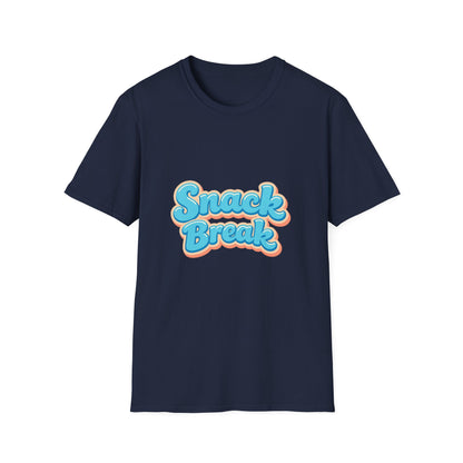 Snack Break T-Shirt — Retro Bubble Letter Graphic Tee