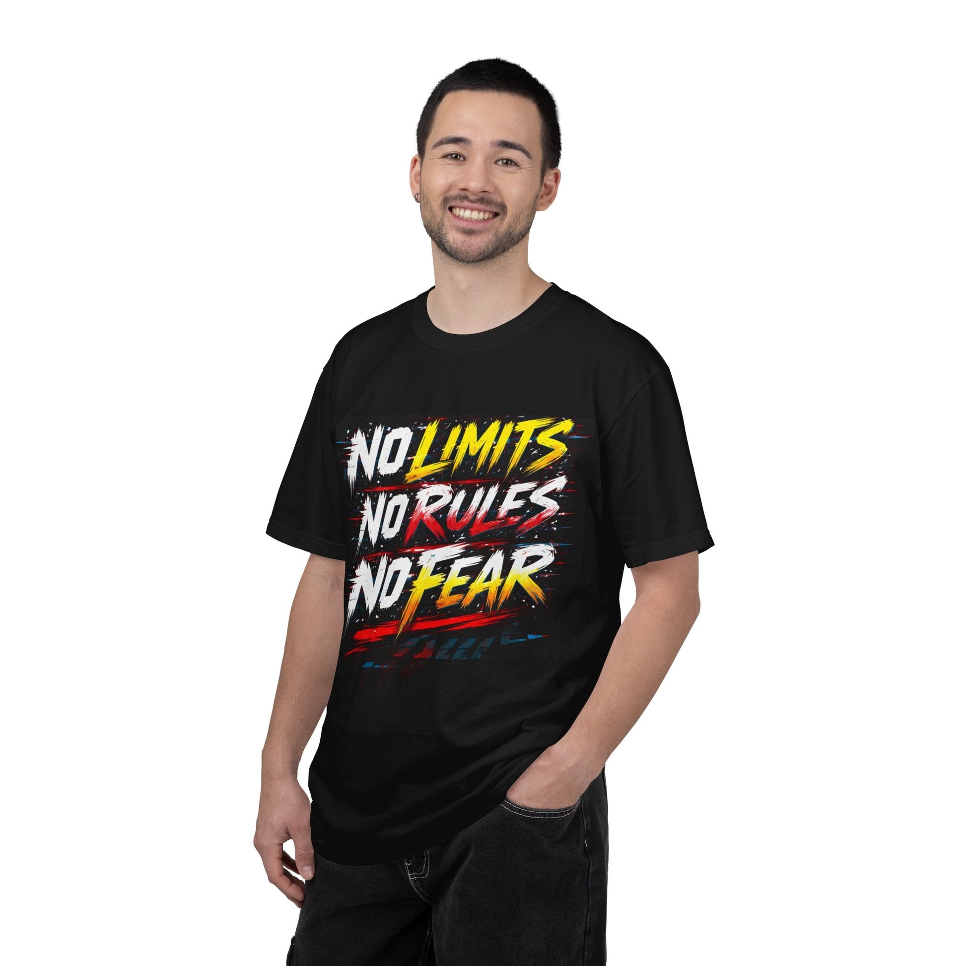 No Limits No Rules No Fear Graphic T-Shirt Printify