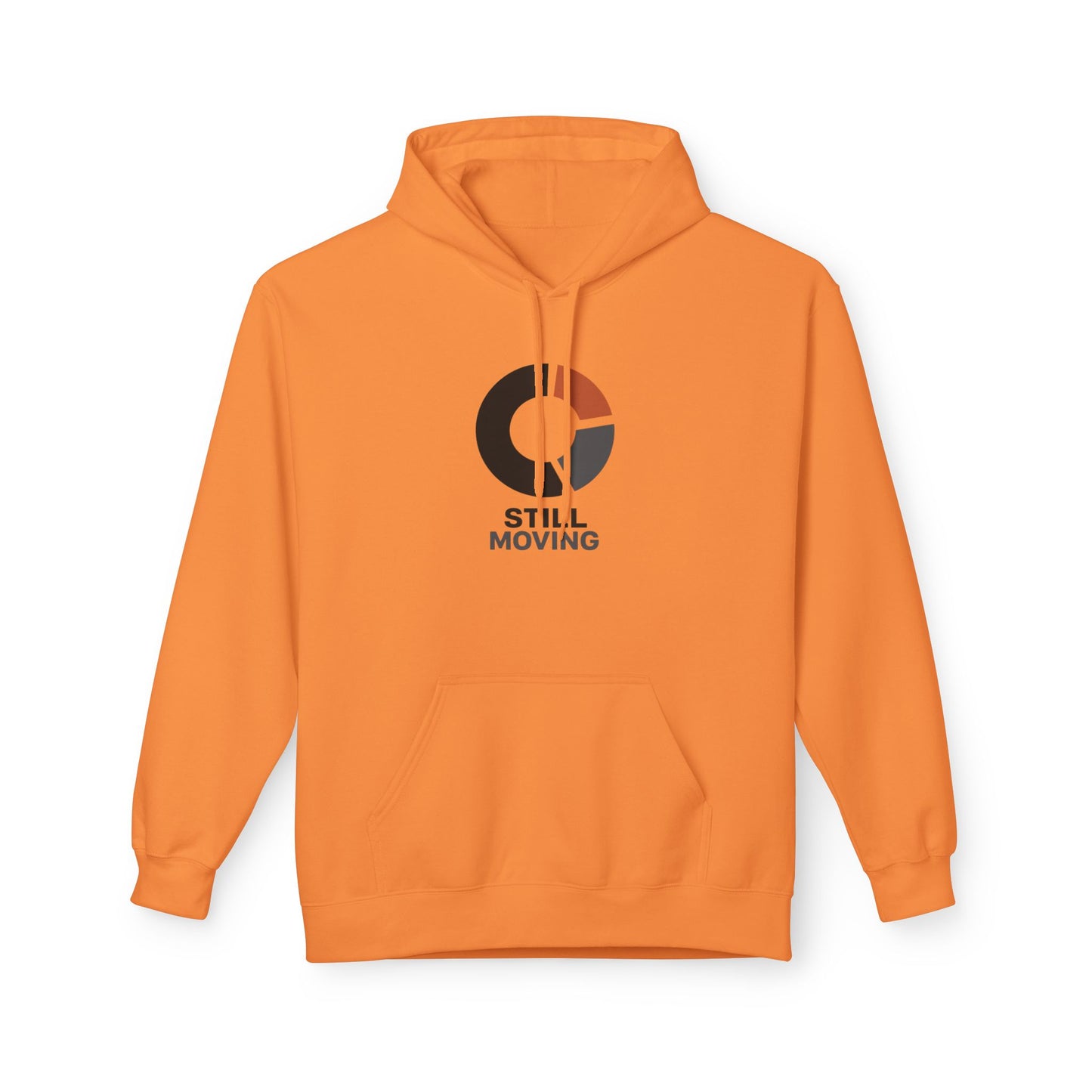 Still Moving Logo Hoodie — Minimalist Motivational Pullover