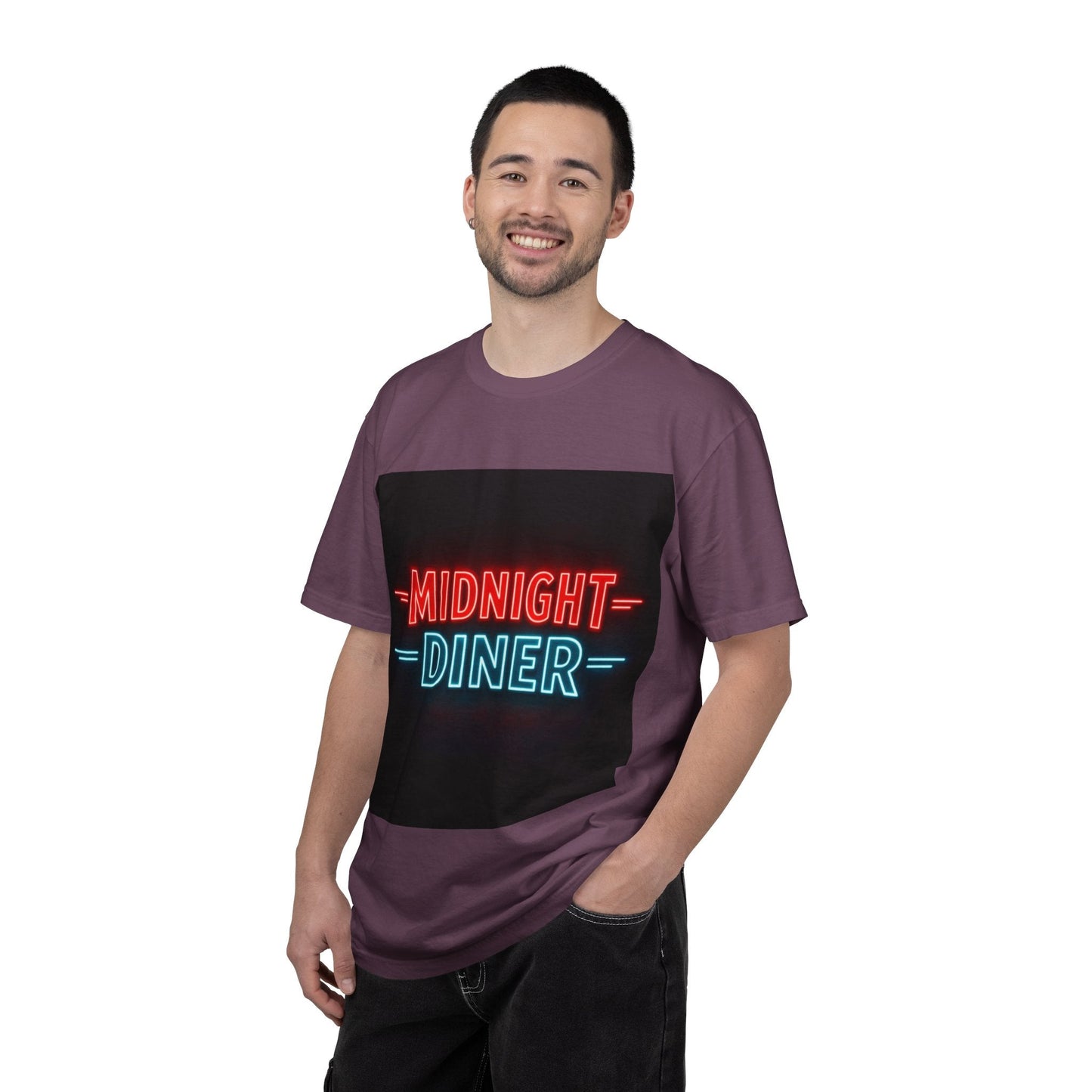 Midnight Diner Neon T-Shirt Printify