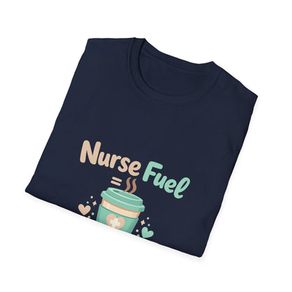 Nurse Fuel Coffee T-Shirt Printify