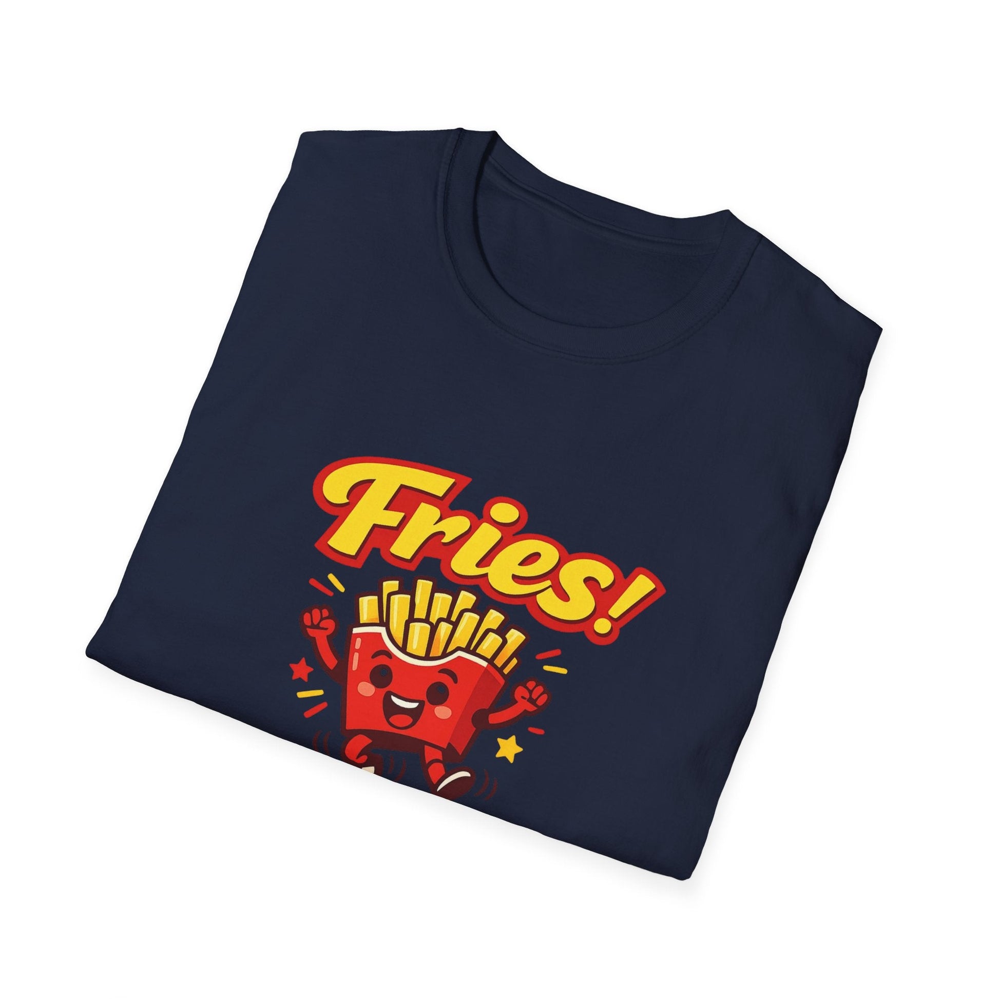 Fries Before Everything T-Shirt – Funny Fast Food Graphic Tee Printify
