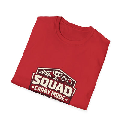 Squad Carry Mode T-Shirt — Gamer Team Logo Tee Printify