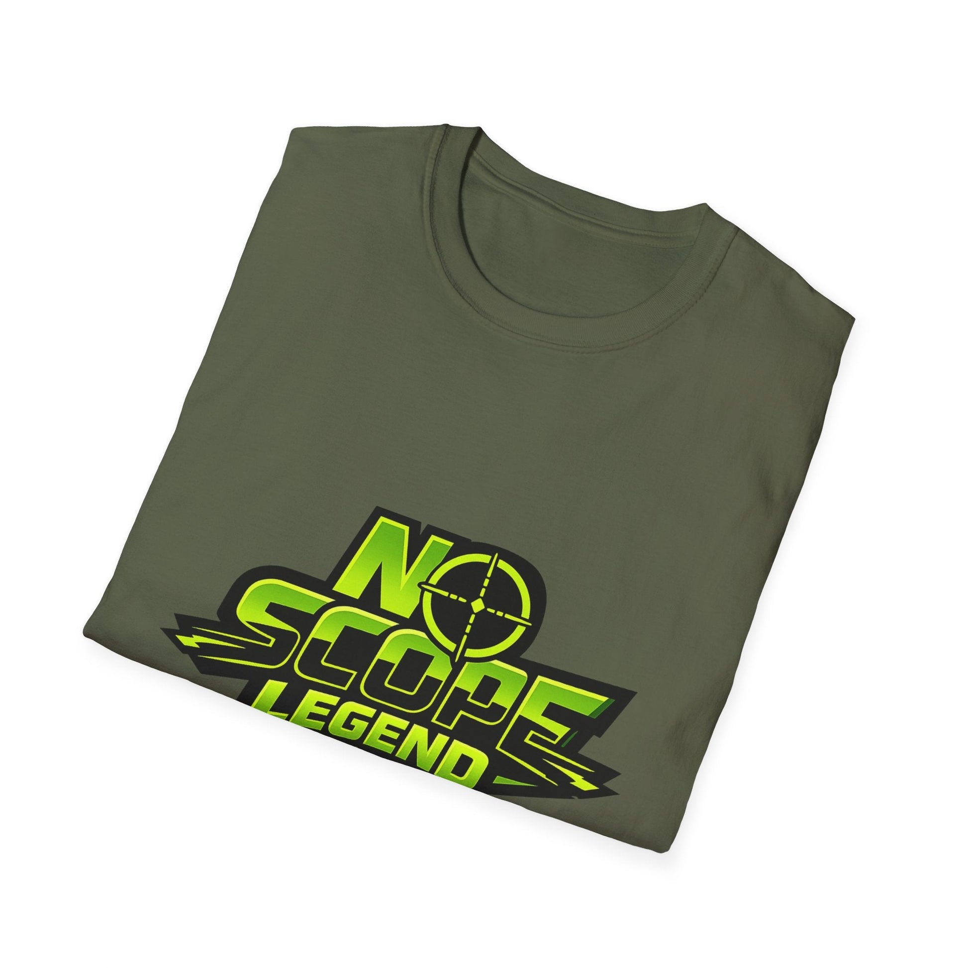 No Scope Legend T-Shirt — Gamer/Streamer Aim Training Tee Printify