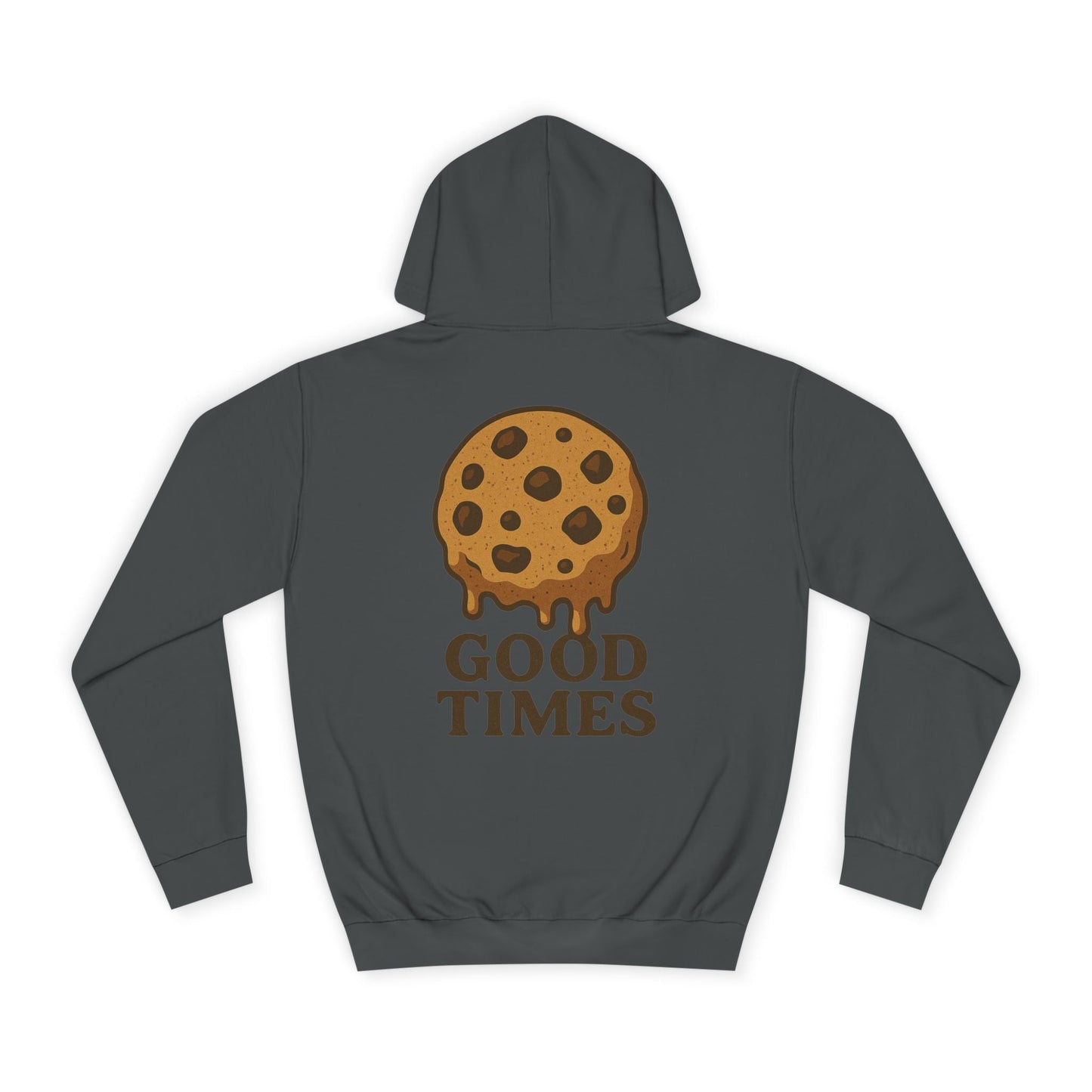 Unisex Cookie “Good Times” Hoodie – Chocolate Chip Graphic Sweatshirt Printify