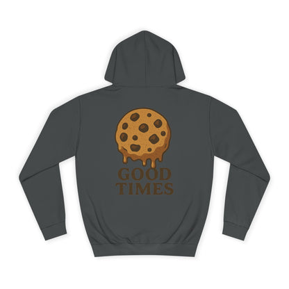 Unisex Cookie “Good Times” Hoodie – Chocolate Chip Graphic Sweatshirt Printify