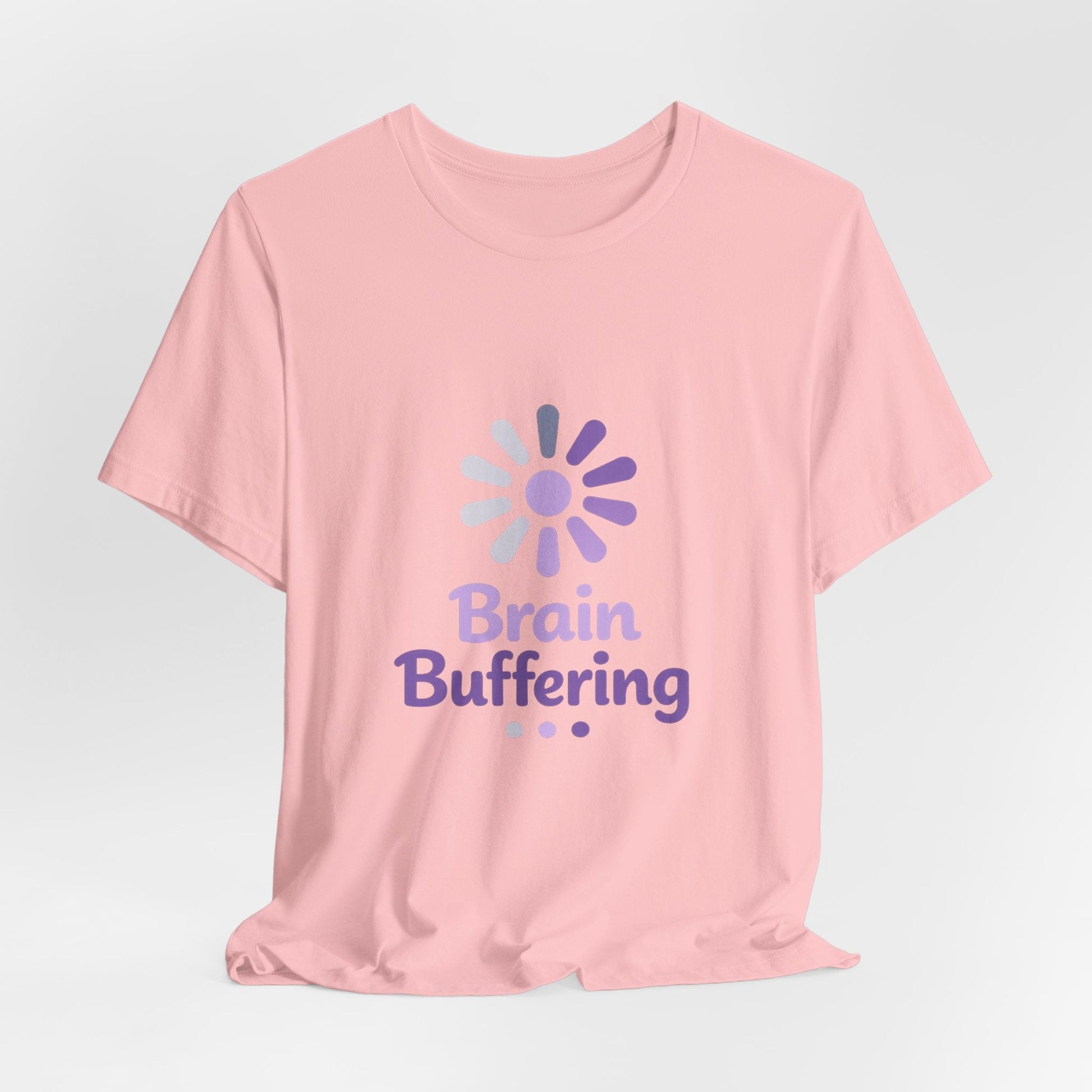 Brain Buffering T-Shirt — Funny Loading Graphic Tee for Neurodivergent & Mental Health Awareness Printify