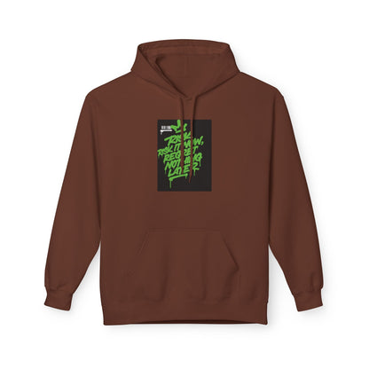 Retro Green Script Graphic Hoodie — "Push Your Limits" Streetwear Pullover Printify