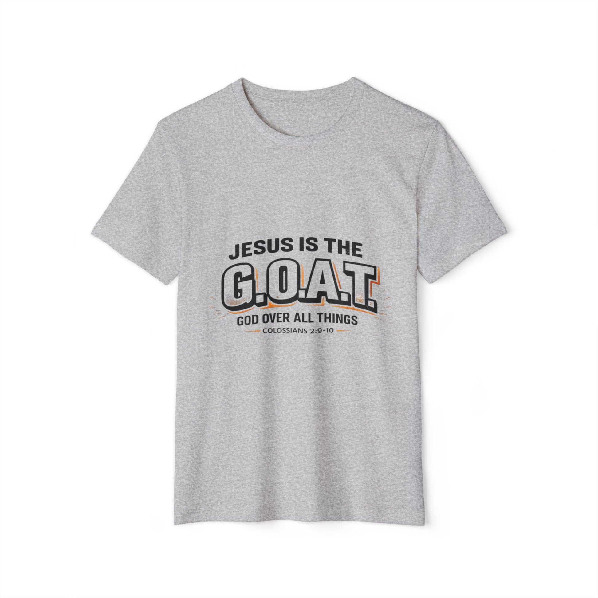 Jesus Is the G.O.A.T T-Shirt for Men – Faith-Based Christian Graphic Tee Printify